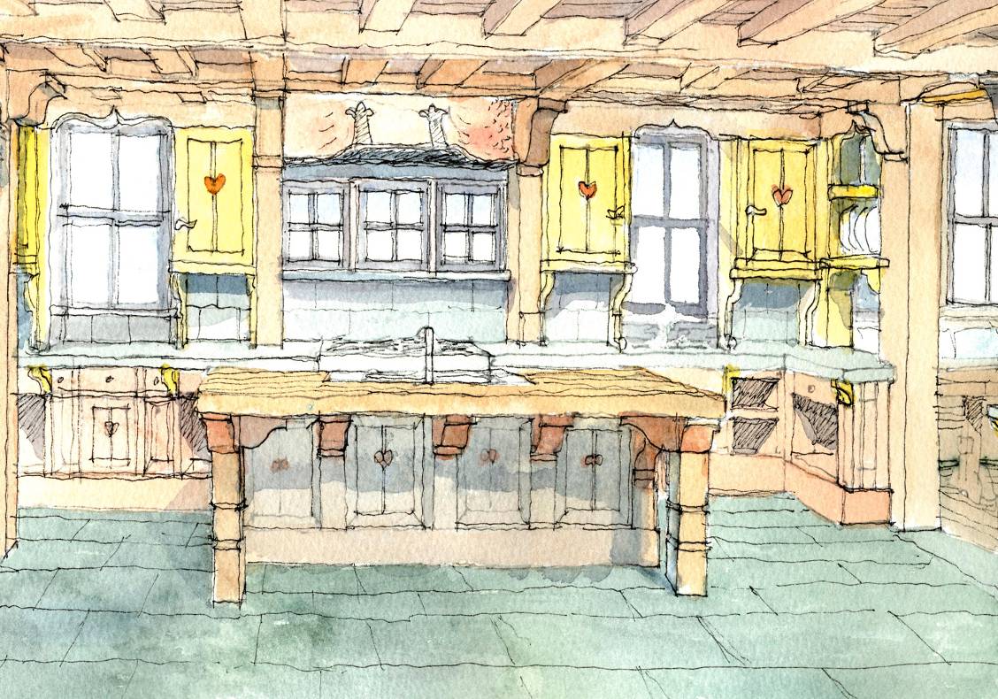 Kitchen rendering