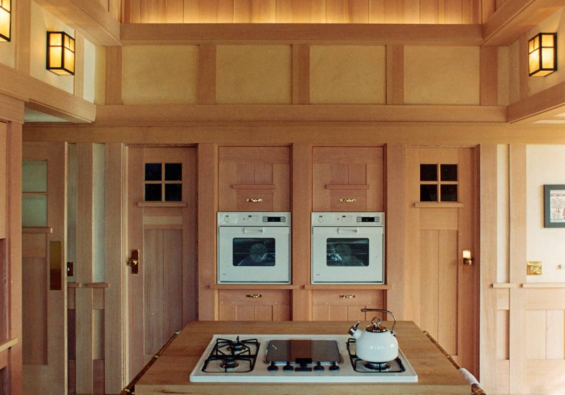 The new kitchen is a showcase for the art of cabinetry.