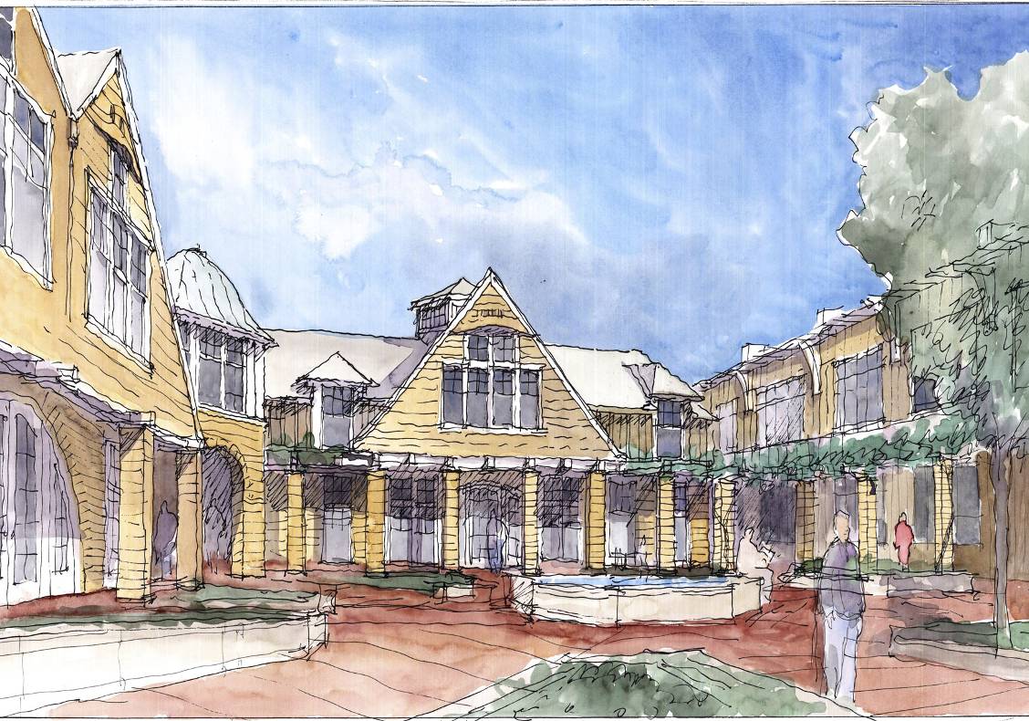 Watercolor rendering